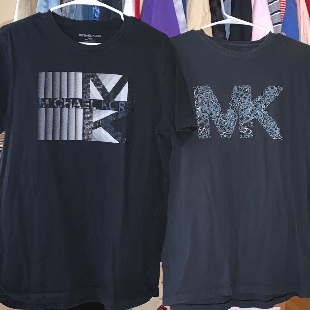 PAIR OF TWO Mens Michael Kors Tees Medium
